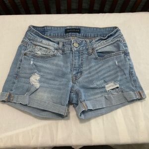 Aeropostale Distressed Jean Shorts Women’s 0